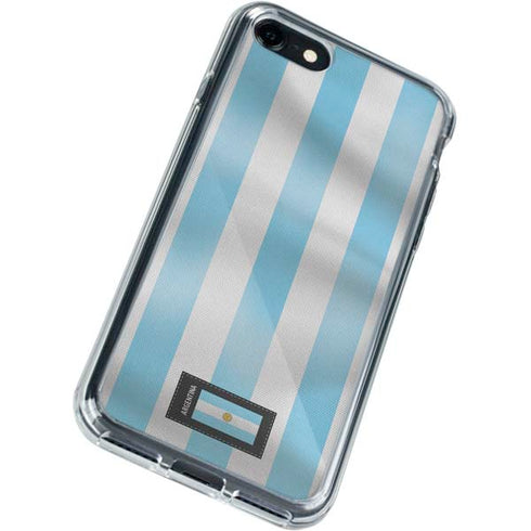 Argentina Soccer Flag iPhone SE (2nd & 3rd Gen) Clear Case